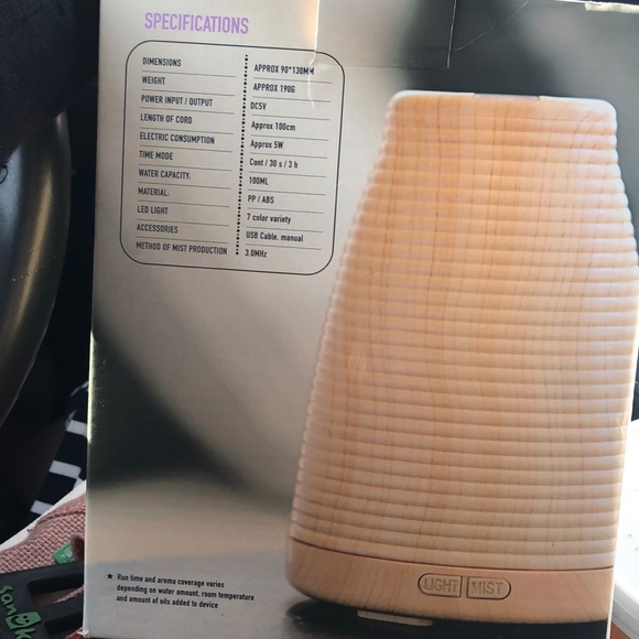 Bluzen Aromatherapy Oil Diffuser Faux Wood New - Picture 2 of 3